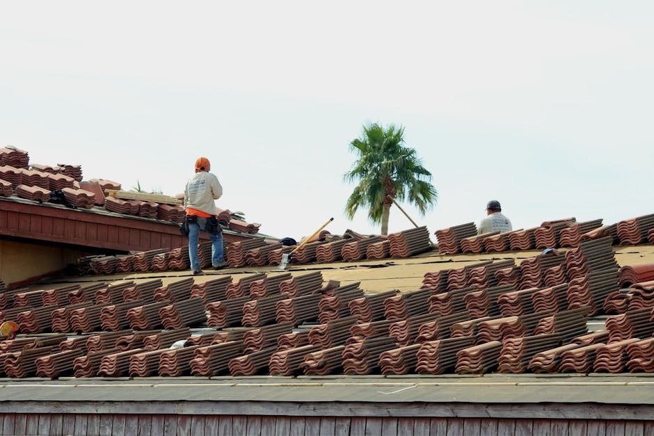 Professional roof storm damage repair services